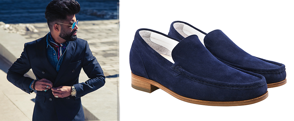 Tendenze moda scarpe rialzate da uomo: un'estate in blu - Blog Guido Maggi